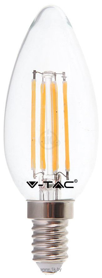 Фотографии V-TAC Filament Dimmable Candle E14 4 Вт 2700 К VT-1986D
