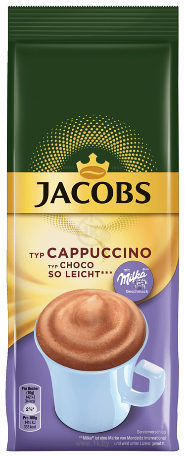 Фотографии Jacobs Cappuccino Choco So Leicht растворимый 400 г