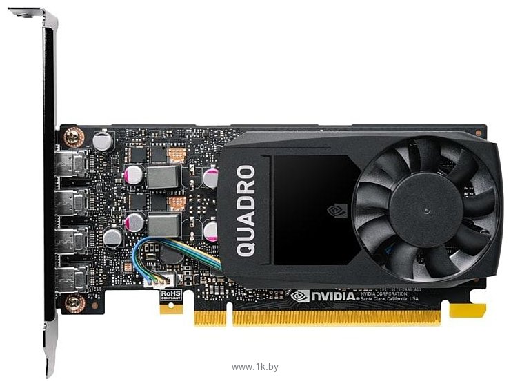 Фотографии PNY Quadro P1000 V2 4GB GDDR5 (VCQP1000V2BLK-1)