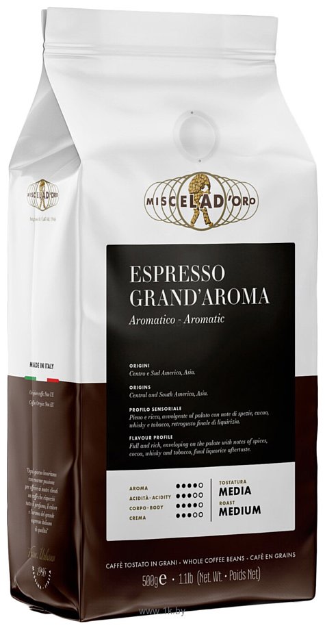 Фотографии Miscela d'Oro Espresso Grand' Aroma зерновой 500 г