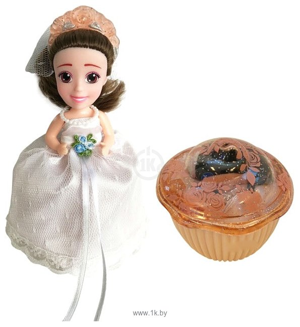 Фотографии Emco Cupcake Surprise Невеста Шерон в платье с голубым цветочком 1105