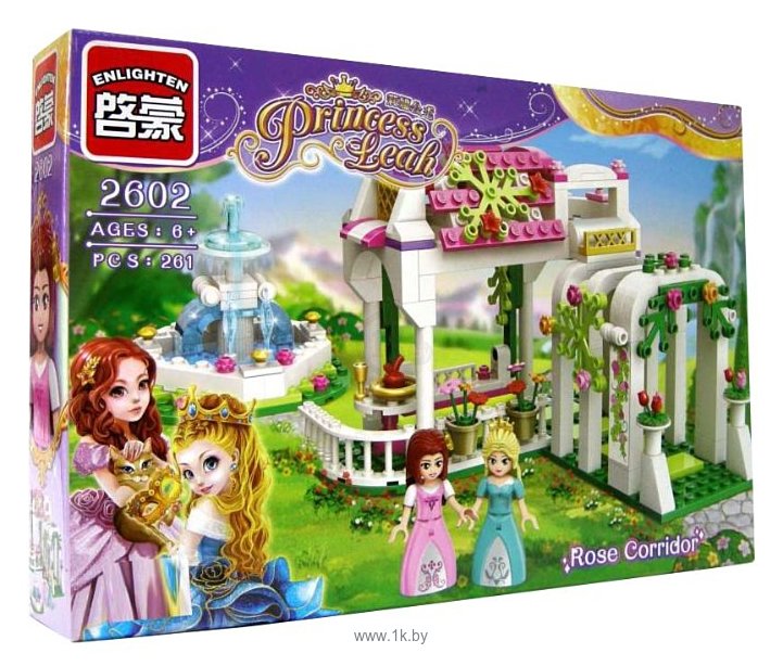 Фотографии Enlighten Brick Princess Leah 2602 Сад принцессы