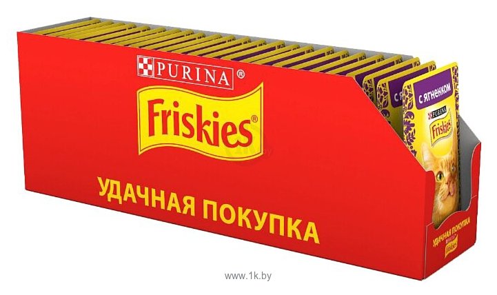 Фотографии Friskies Кусочки в подливе с Ягненком (0.085 кг) 24 шт.