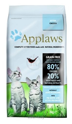 Фотографии Applaws (7.5 кг) Kitten Chicken dry