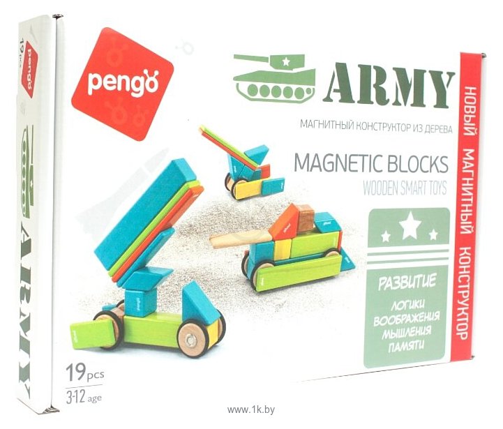 Фотографии Pengo Magnetic Blocks P00619 Army