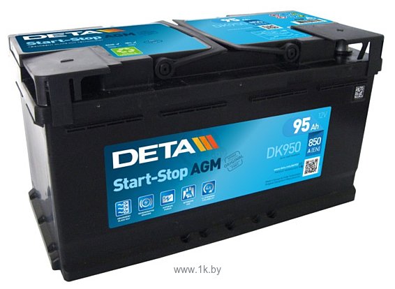 Фотографии DETA Start-Stop AGM DK950 (95Ah)