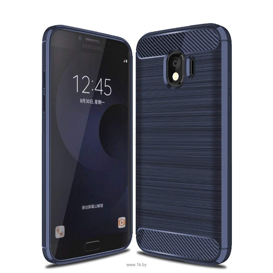 Фотографии Case Brushed Line для Samsung Galaxy J4 (синий)