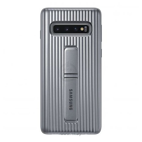 Фотографии Samsung Protective Standing Cover для Samsung Galaxy S10 (серый)