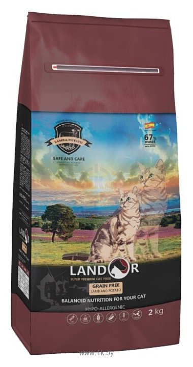 Фотографии Landor Grain Free Hairball & Weight Control (10 кг)