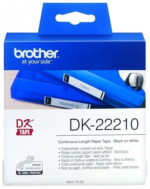 Фотографии Brother DK-22210 (29 мм, 30.48 м)