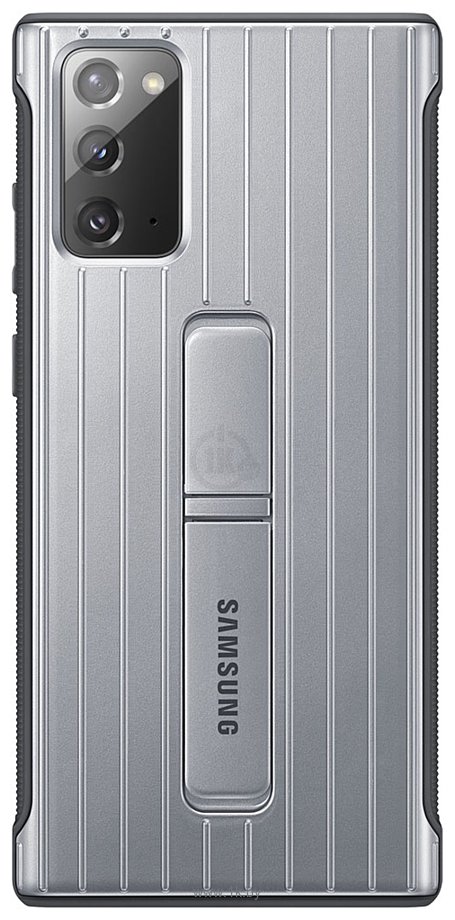 Фотографии Samsung Protective Standing Cover для Galaxy Note 20 (серебристый)