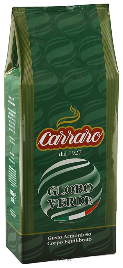 Фотографии Carraro Globo Verde в зернах 1 кг