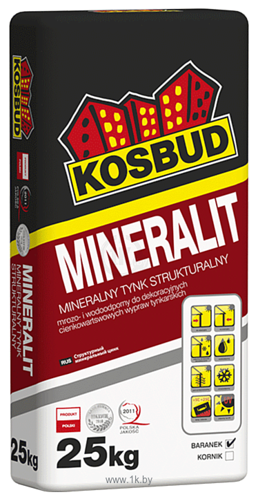 Фотографии Kosbud Mineralit 25 кг (фактура барашек)