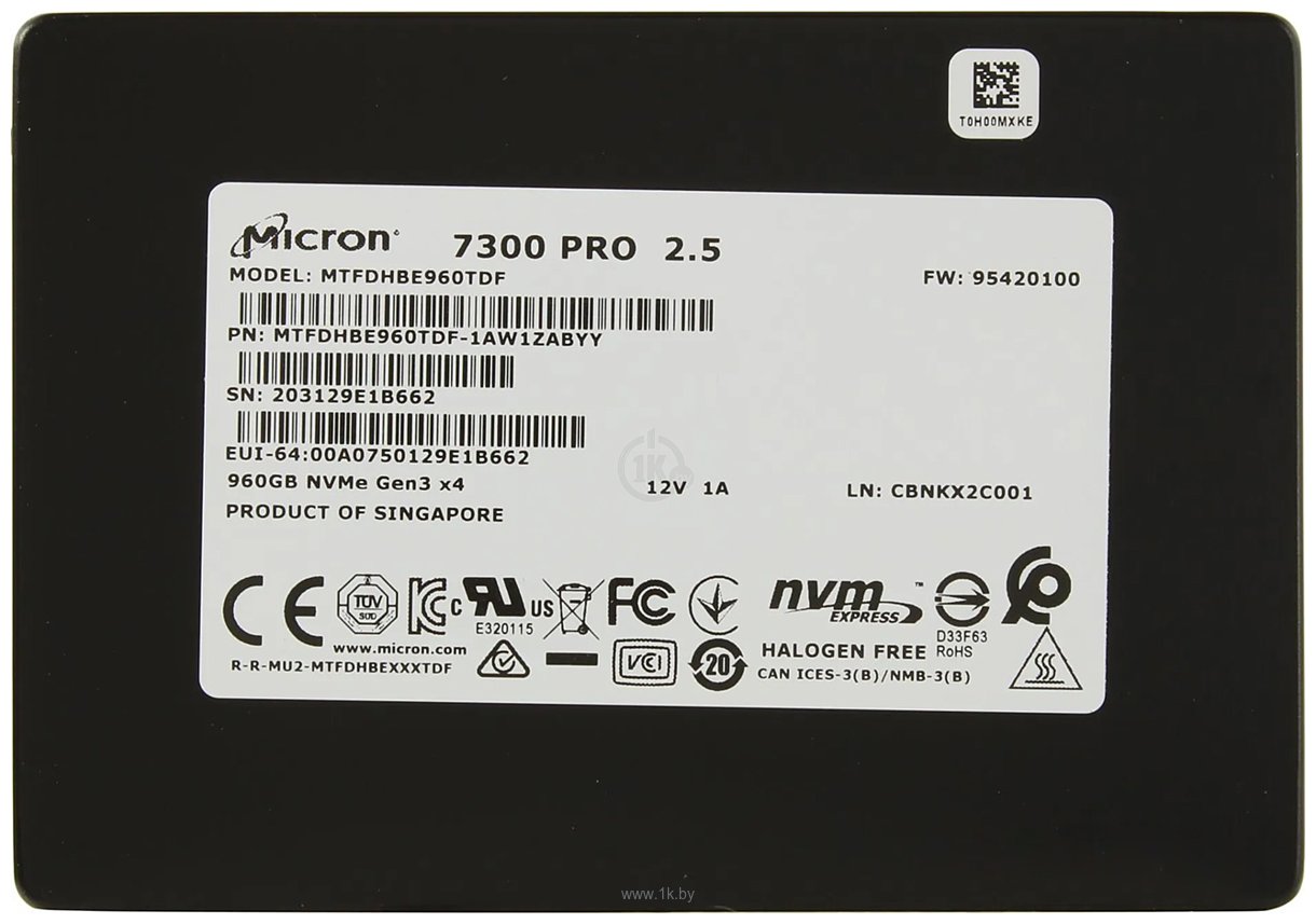 Фотографии Micron 7300 Max 800GB MTFDHBE800TDG-1AW1ZABYY