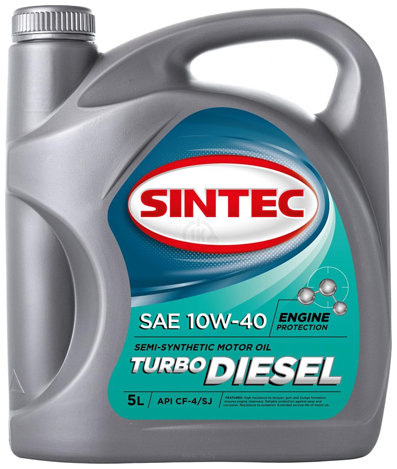 Фотографии Sintec Turbo Diesel SAE 10W-40 API CF-4/CF/SJ 5л