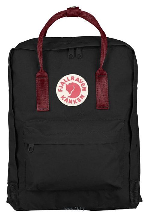 Фотографии Fjallraven Knken 16 black (black/ox red)