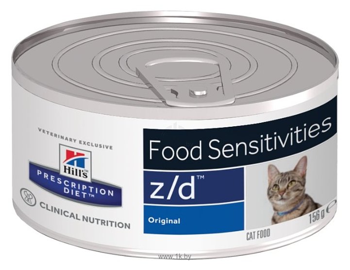 Фотографии Hill's (0.156 кг) 1 шт. Prescription Diet Z/D Feline Food Sensitivities canned