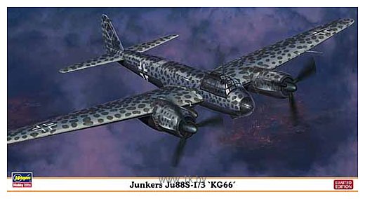 Фотографии Hasegawa Люфтваффе Junkers JU88S-1/3 KG66