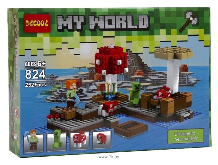 Фотографии Jisi bricks (Decool) My World 824 Затонувший остров