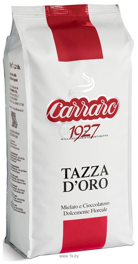 Фотографии Carraro Tazza D'oro в зернах 1 кг