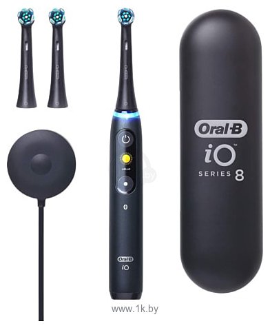 Фотографии Oral-B iO 8 (черный, 3 насадки)
