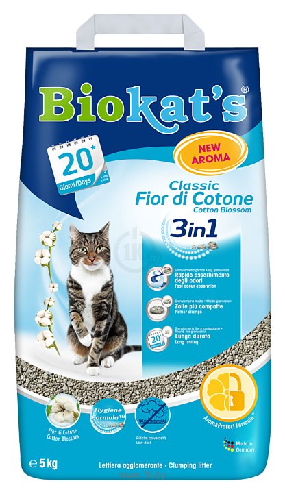 Фотографии Biokat's Classic Fresh 3in1 Cotton Blossom 5кг