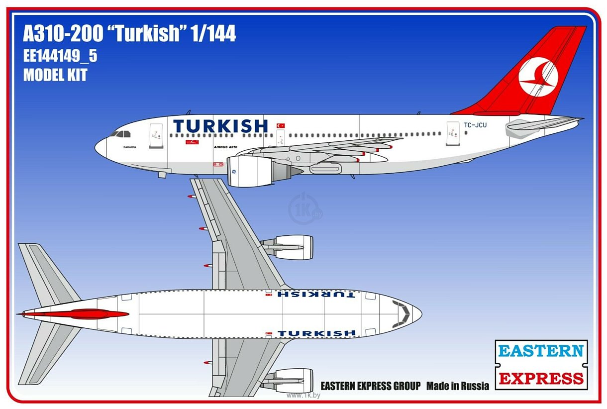 Фотографии Eastern Express Авиалайнер А310-200 Turkish EE144149-5