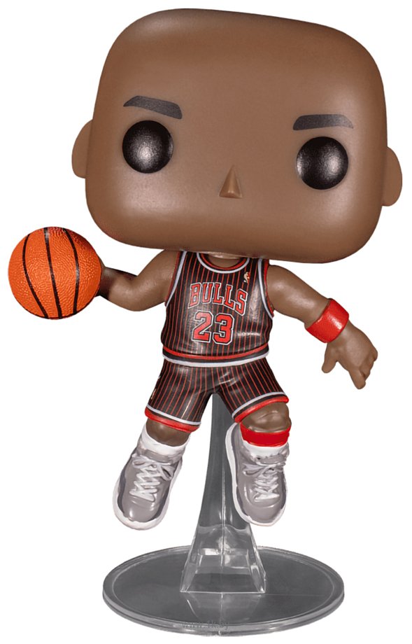 Фотографии Funko NBA Bulls Michael Jordan w/Jordans (Black Pinstripe Jersey)