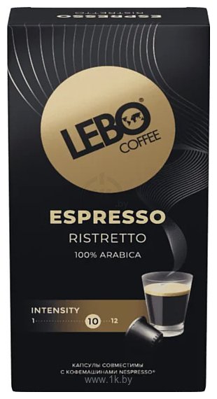 Фотографии LEBO Coffee Espresso Ristretto 10x5.5 г