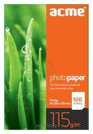 Фотографии ACME Photo Paper (Value pack) A6 (10x15cm) 115 g/m2 100л