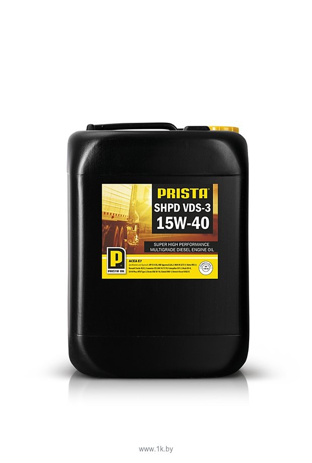 Фотографии Prista SHPD VDS-3 15W-40 20л