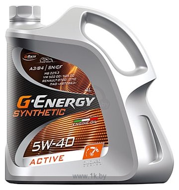 Фотографии G-Energy Synthetic Active 5W-40 4л