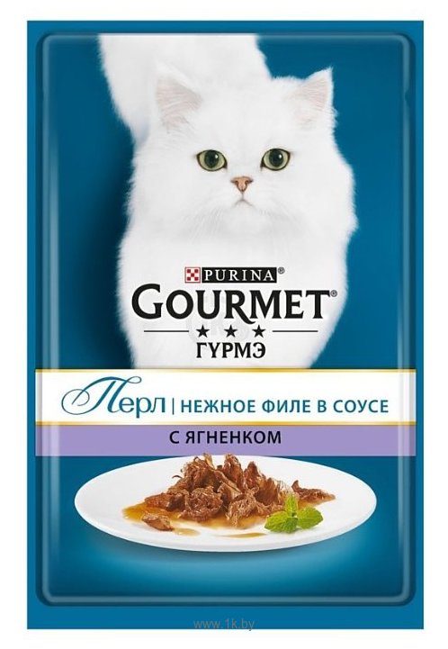 Фотографии Gourmet (0.085 кг) 1 шт. Perle Мини-филе в подливе с ягненком