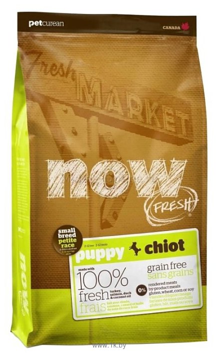 Фотографии NOW FRESH (2.72 кг) Grain Free Small Breed Puppy Food Recipe