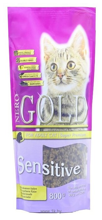 Фотографии Nero Gold Cat Adult Sensitive (0.8 кг)