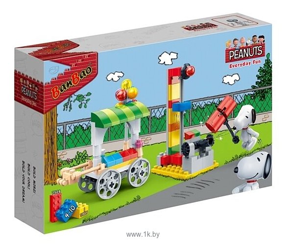 Фотографии BanBao Peanuts 7509 Игровая площадка пса Снупи