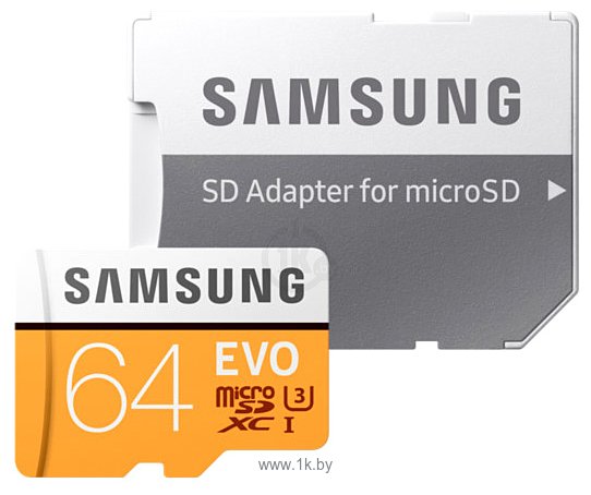 Фотографии Samsung Evo microSDXC 64GB + адаптер