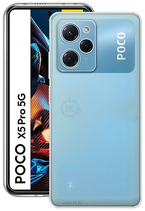 Фотографии KST SC для Poco X5 Pro/Redmi Note 12 Pro 5G (прозрачный)