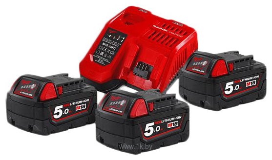 Фотографии Milwaukee M18 NRG-503 (18В/5 Ah + 12-18В)