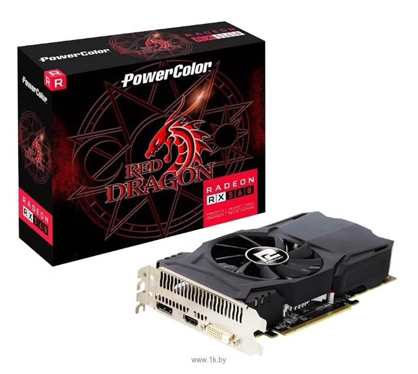 Фотографии PowerColor Radeon RX 560 1288Mhz PCI-E 3.0 4096Mb 7000Mhz 128 bit DVI HDMI HDCP Red Dragon OC