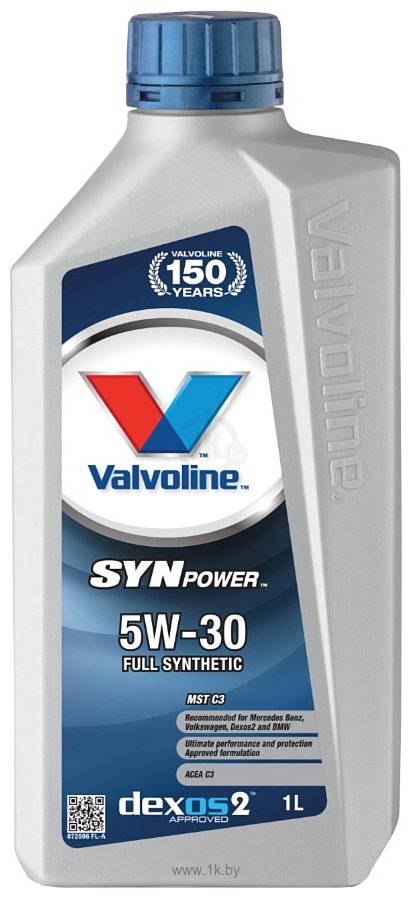 Фотографии Valvoline SynPower MST C3 5W-30 1л