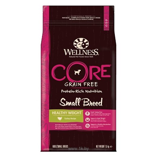 Фотографии Wellness (1.5 кг) Dog CORE Small Breed Healthy Weight