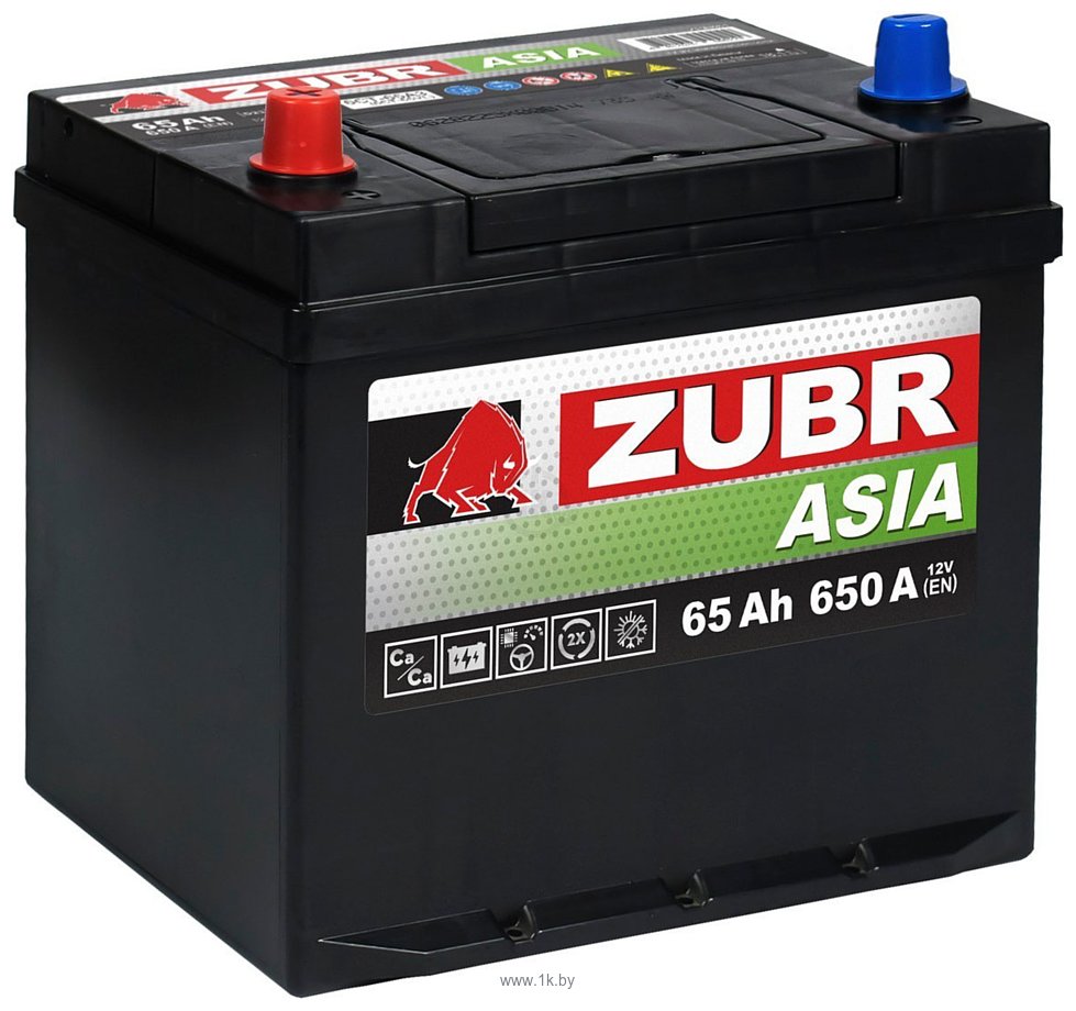 Фотографии Zubr 65 Ah ZUBR Premium Asia L+