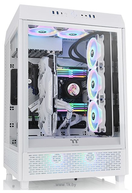 Фотографии Thermaltake The Tower 500 Snow CA-1X1-00M6WN-00