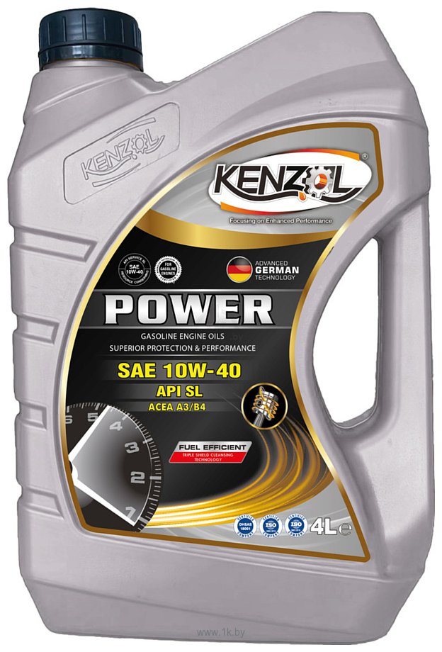 Фотографии Kenzol Power SAE 10W-40 API SL 4л