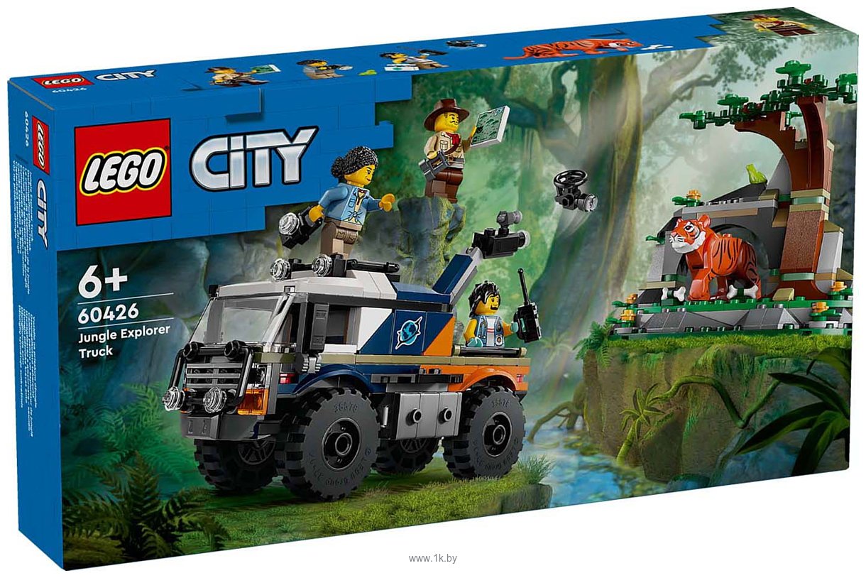 Фотографии LEGO City 60426 Внедорожный грузовик для исследования джунглей