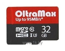 Фотографии OltraMax microSDHC Class 10 UHS-3 95MB/s 32GB + SD adapter