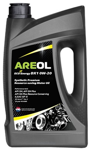 Фотографии Areol Eco Energy DX1 0W-20 4л