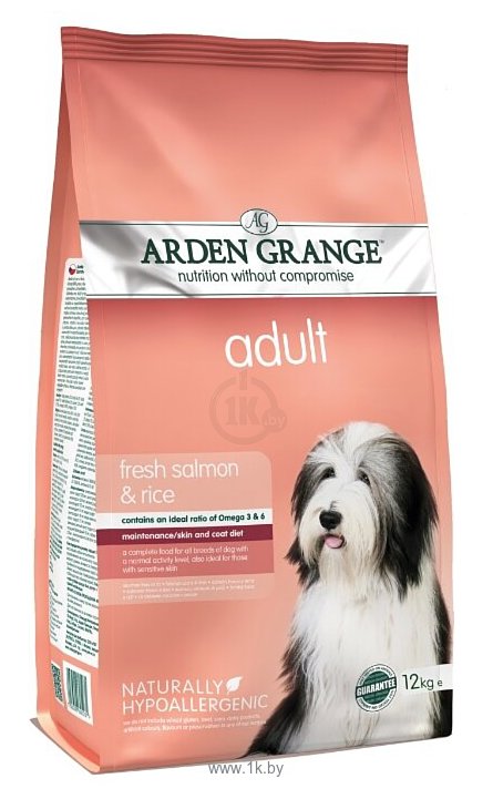 Фотографии Arden Grange (12 кг) Adult лосось и рис сухой корм для взрослых собак