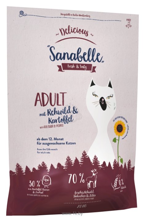 Фотографии Bosch (2 кг) Sanabelle Delicious Adult с косулей и картофелем